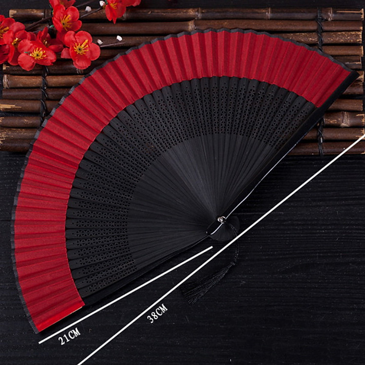 Quạt Gấp Cổ Trang Hanfu Nhật Bản - Ảnh 7