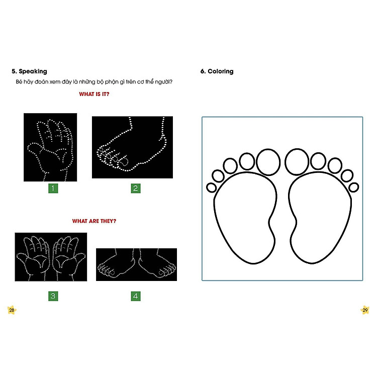 I Can My Body - sách học tiếng Anh cho trẻ mầm non - Ảnh 5