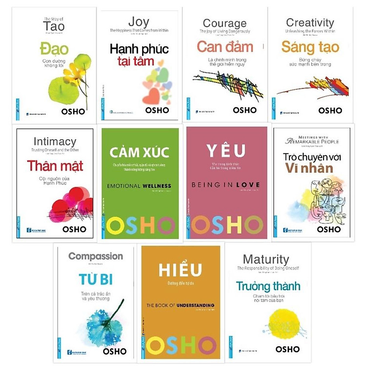 OSHO 11 Cuốn Mới Nhất
