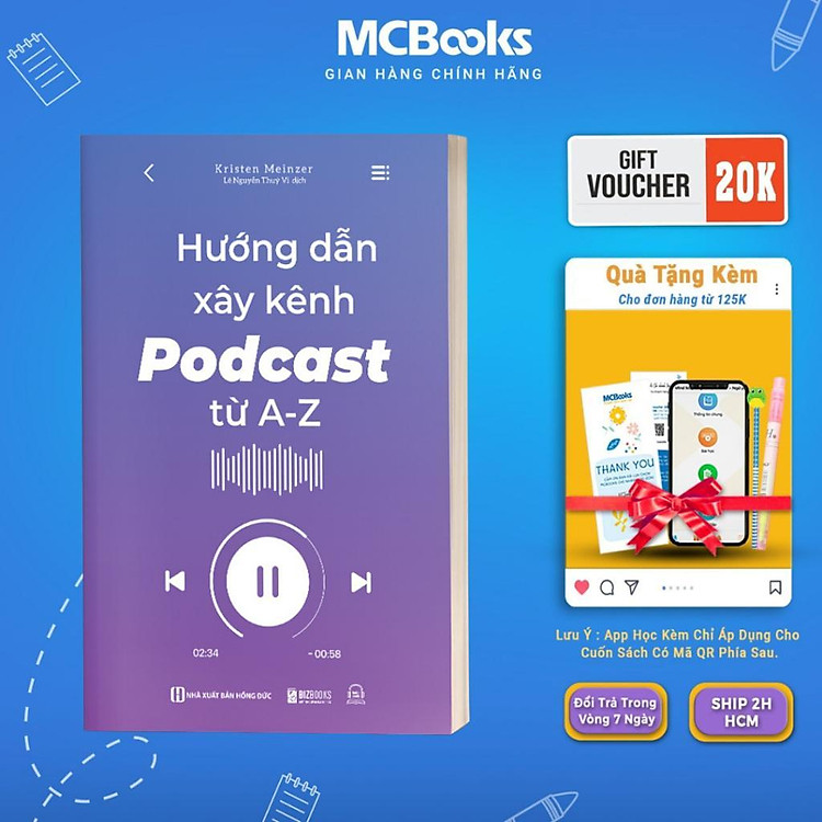 Mua tại Newshop :Hướng Dẫn Xây Kênh Podcast Từ A - Z