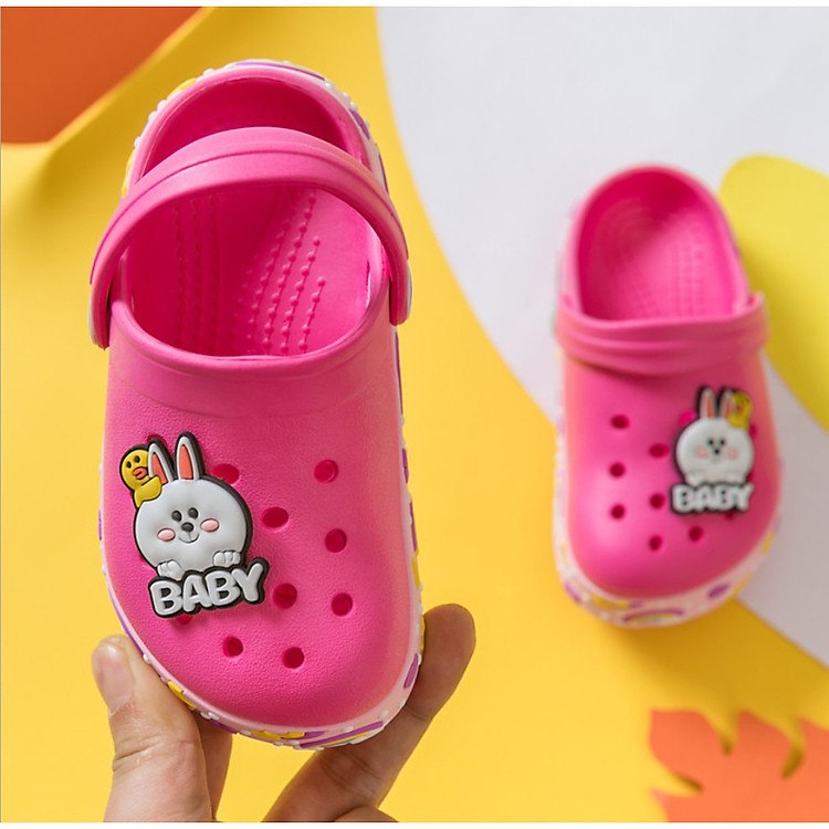 Dép Sục Cho Bé Trai Và Bé Gái - Tặng Kèm Sticker, Bền Đẹp - Siêu Êm Mềm - Chất Liệu Cao Cấp -