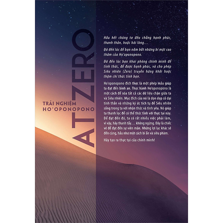 Trở Về Không - Trải Nghiệm Ho'oponopono - Thực Hiện Hóa Những Phép Màu Trong Cuộc Sống - Ảnh 2