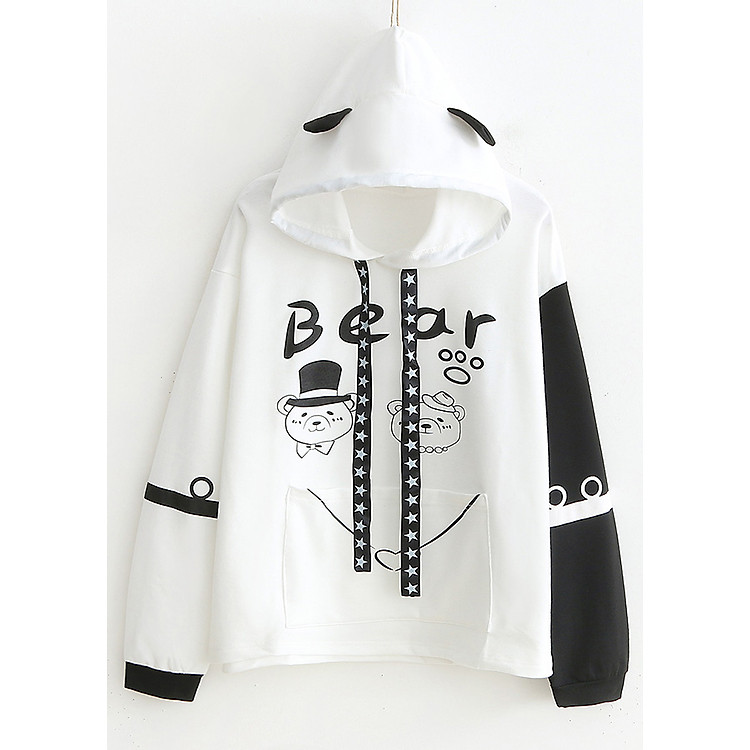 Áo Khoác Hoodie Nữ Bear 546