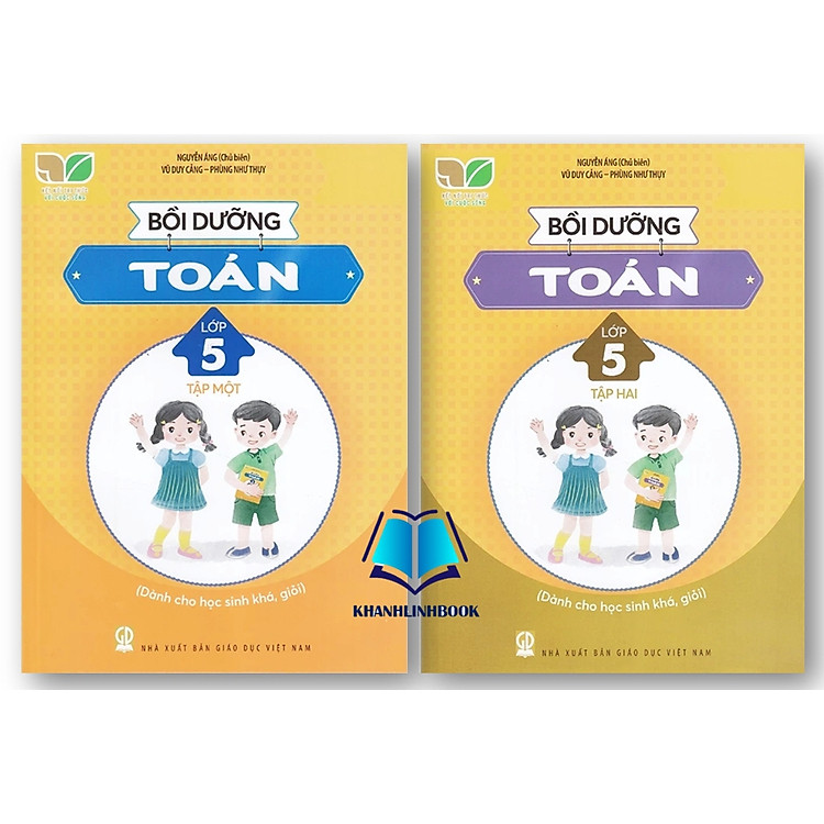 Sách - Bồi dưỡng Toán Lớp 5 Tập 1 + Tập 2 (Kết nối tri thức với cuộc sống)