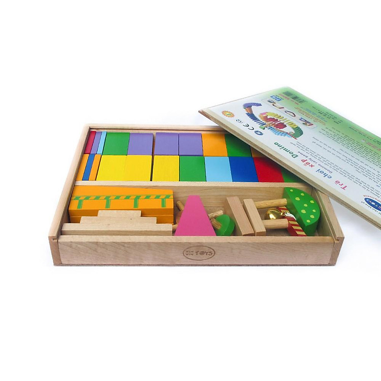 Đồ chơi gỗ Xếp hình Domino Winwintoys Chính hãng Tiết kiệm - Hình ảnh 2