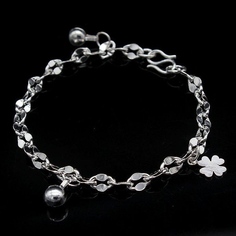 lắc tay lắc chân trẻ em bằng bạc ta lte071