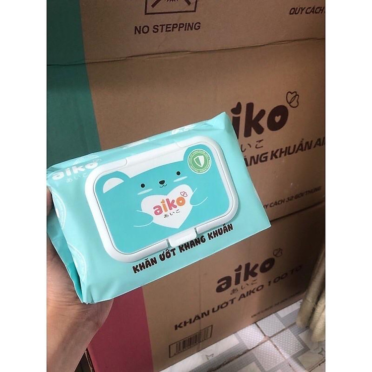 Khăn Giấy Ướt Kháng Khuẩn AIKO 100 Tờ Tiết kiệm - Hình ảnh 2