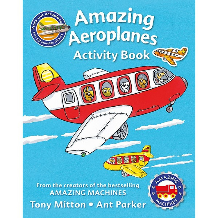 Sách Amazing Machines Amazing Aeroplanes Activity Book