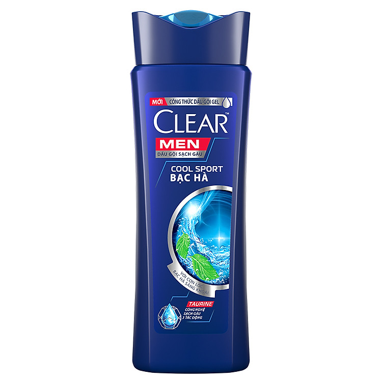 Dầu Gội Clear Men Sport Mát Lạnh Bạc Hà (180g)