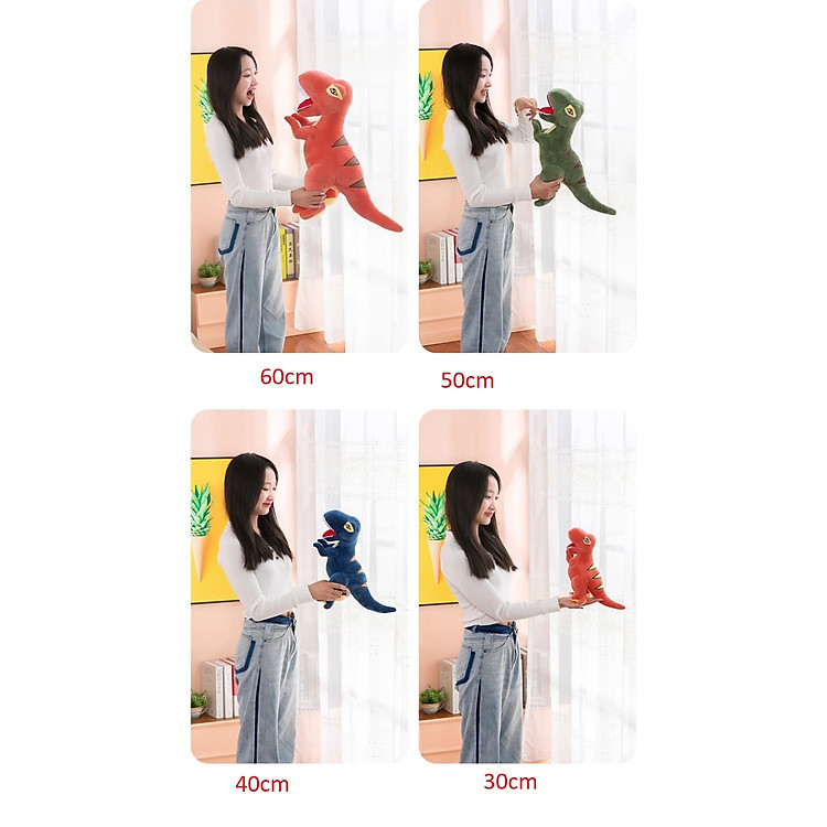 Mua Gấu bông khủng long bạo chúa 30cm Chính hãng Tiết kiệm - Hình ảnh 3
