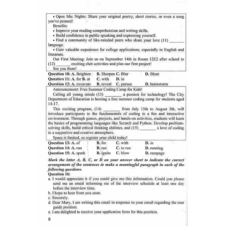 Hướng Dẫn Giải Chi Tiết Đề Luyện Thi Tốt Nghiệp THPT Môn Tiếng Anh (Theo Cấu Trúc Đề Thi Năm 2025) - Ảnh 3