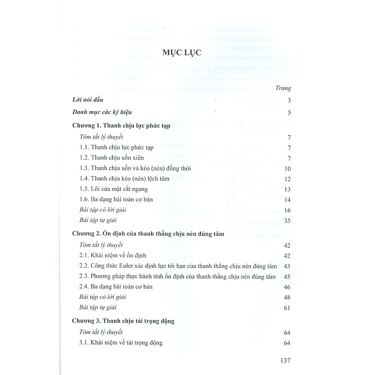 Bài Tập Sức Bền Vật Liệu - Tập 2 - Ảnh 4