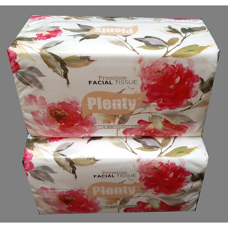 Combo 2 gói Khăn Giấy Rút Cao Cấp Hiệu PLENTY (Indonesia)