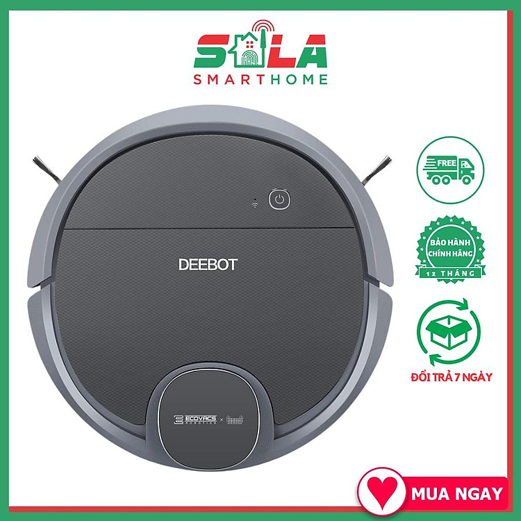 Robot hút bụi lau nhà Ecovacs Deebot DN55 (OZMO 900) chính hãng