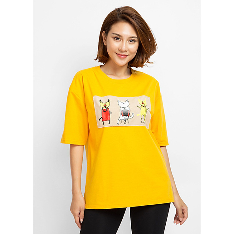 Áo Thun Unisex Đắp Vải In Hình (Free Size)