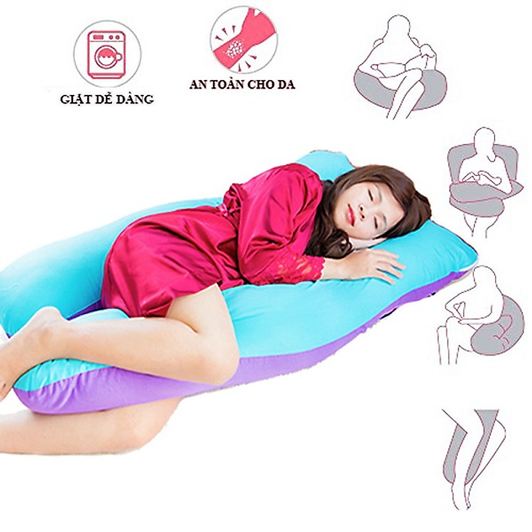 Gối bà bầu chữ U UB90 tại Zcare Giá rẻ - Hình ảnh 2