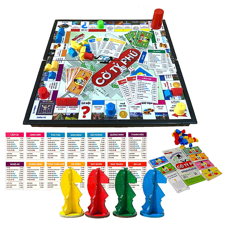 Mua tại Lazada: Mua Cờ Tỷ Phú Việt Nam Monopoly Địa Danh Chính hãng Giá rẻ