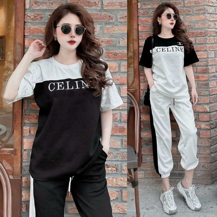 Sét bộ đồ thể thao nữ from rộng thời trang cao cấp mẫu mới đẹp có bigsize, sét bộ đi chơi mặc ơ nhà bao chất cá tính