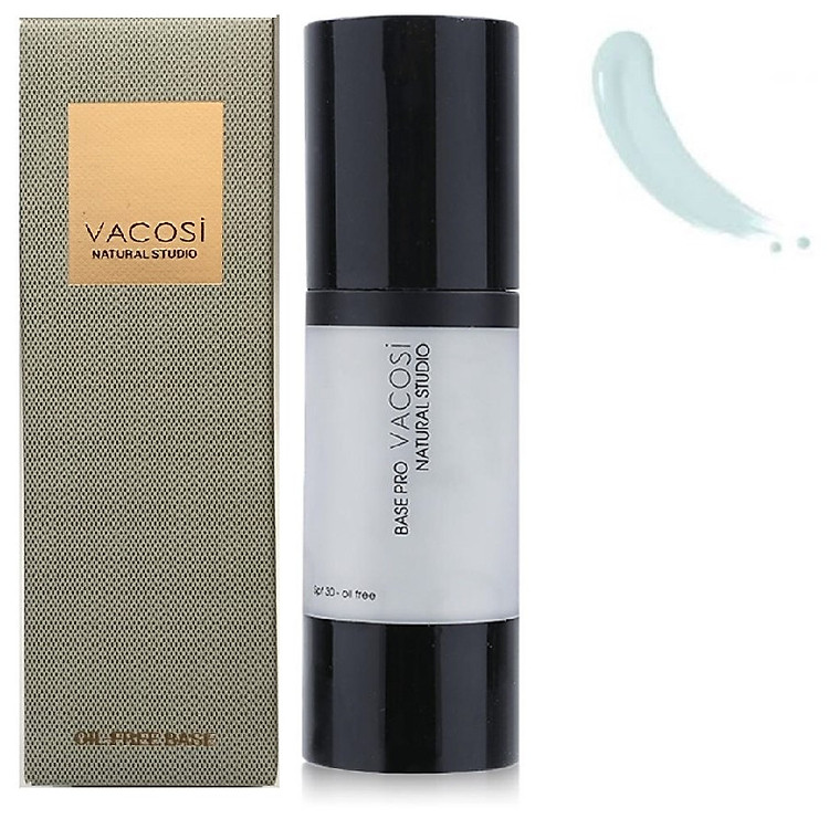 Kem Lót Sáng Da Kiềm Dầu Vacosi Natural Studio Oil-Free Base