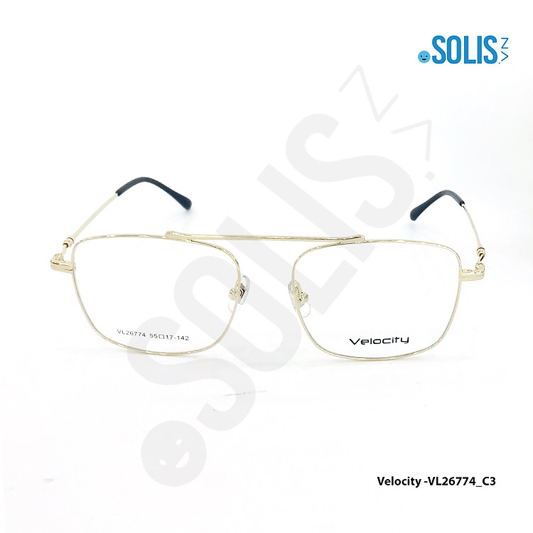 Gọng kính KL Velocity VL26774 - KÍNH KIM LOẠI HIỆU VELOCITY VL26774 KÍCH THƯỚC 55-17-142