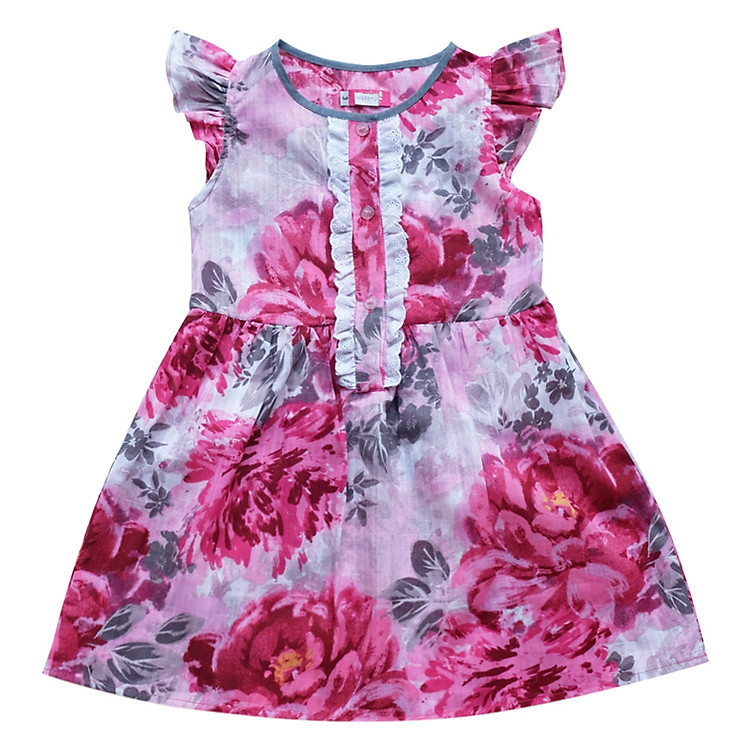 Đầm Bé Gái Hoa CucKeo Kids T121829