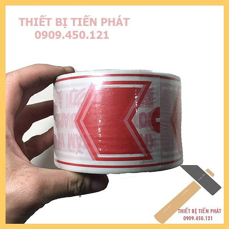 Băng Rào Cảnh Báo Công Trình Cuộn Dài 100mét