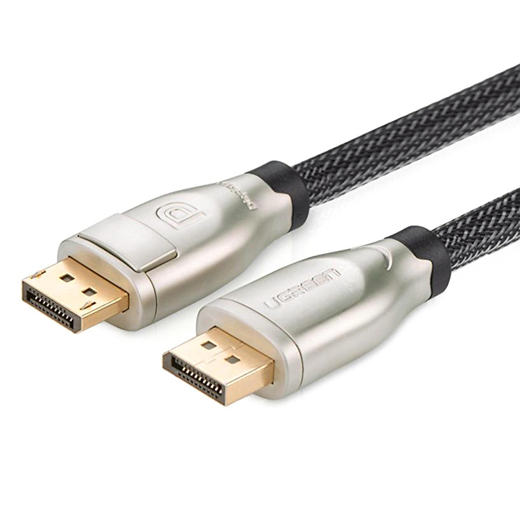 Cáp Displayport Sang Displayport 2M UGREEN Chuẩn 1.2 - Dây 2 Đầu Displayport - Hàng Chính Hãng