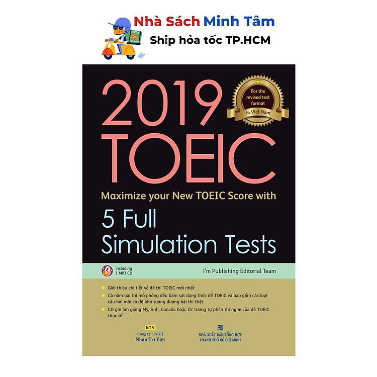 2019 TOEIC – 5 Full Simulation Tests