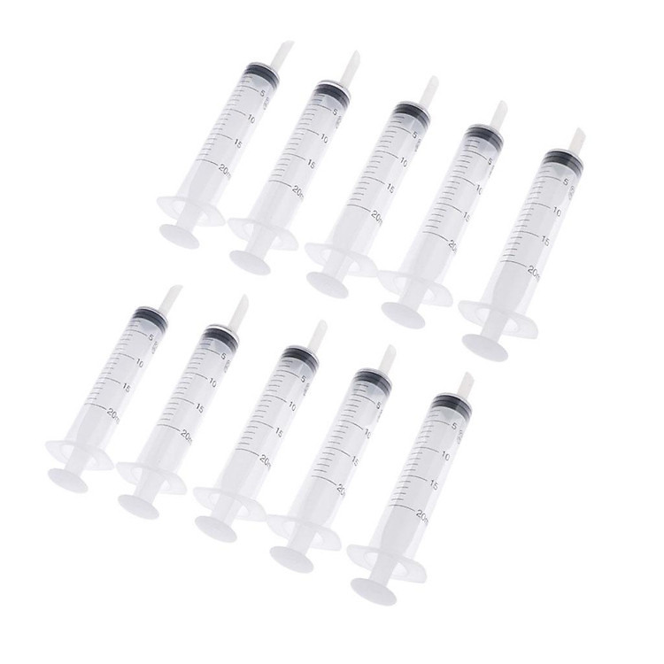 10x Safety Pet Finches Bird Feeding Syringe Baby Parrot Feeders Tool 20ml