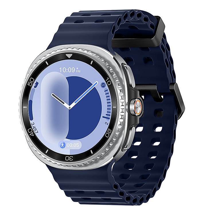 Dây đeo Silicone Ocean cho Samsung Galaxy Watch 8 40mm / 44mm & Galaxy Watch 8 Classic 46mm - Hàng Chính Hãng
