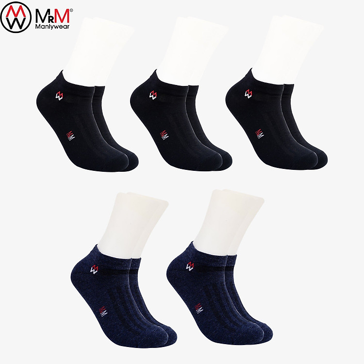 Combo 5 Đôi Tất Nam Vớ Nam Cổ Ngắn Lịch Lãm, Sang Trọng, Chất Liệu Sợi Cotton Co Giãn 4 Chiều Cao Cấp, Chống Hôi Chân MRM FASHION (Cùng Màu)
