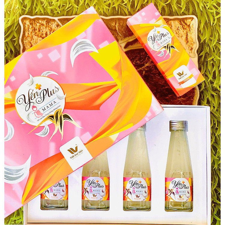 Yến Plus MAMA THE HAI YEN - Yến Sào Nha Trang - Yến Chưng cất Dành MẸ Bầu - 1 hộp