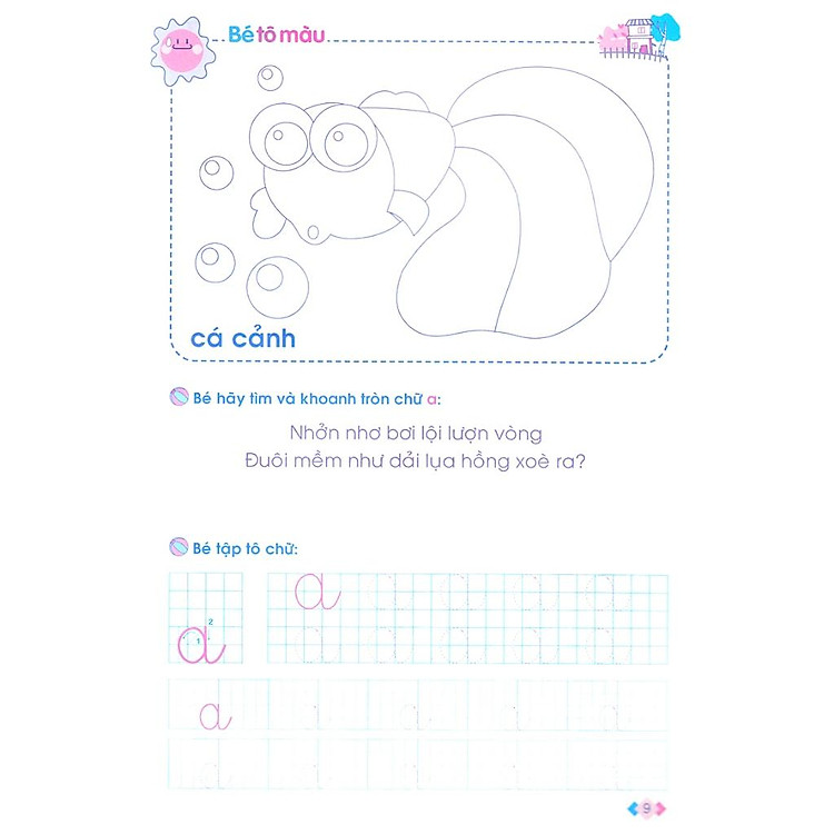 Hành Trang Cho Bé Vào Lớp 1 - Vở Bé Chuẩn Bị Học Đọc Và Học Viết - Ảnh 7