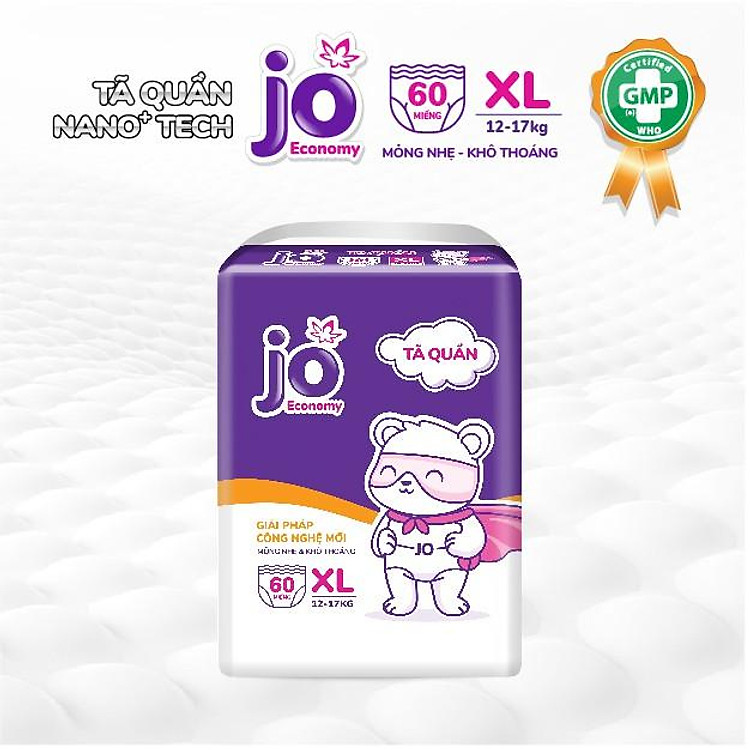 Tã quần Jo Economy size S40/M72/L66/XL60/XXL54 Uy tín Tiết kiệm - Hình ảnh 4