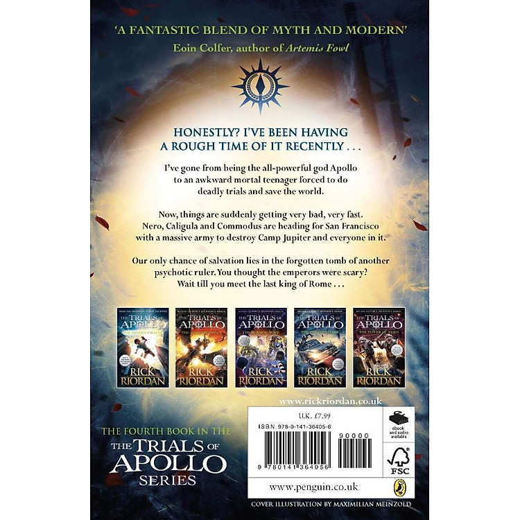 Truyện đọc thiếu niên tiếng Anh: The Trials of Apollo 4 - The Tyrant's Tomb - Ảnh 2