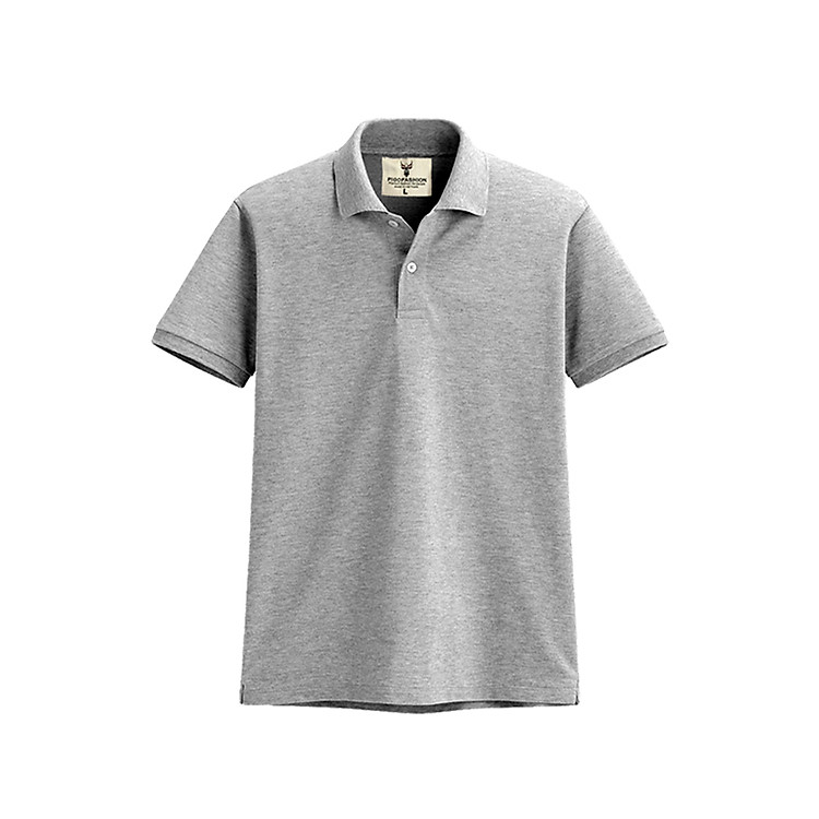 Áo thun nam Polo cổ bẻ PiGo chuẩn phong cách AB19 (xám)