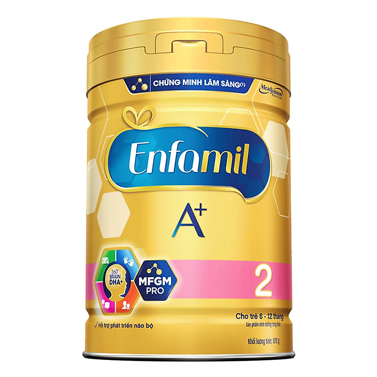 CRM - Sữa Bột Enfamil A+ 2 (870g) dành cho trẻ từ 6 - 12 tháng
