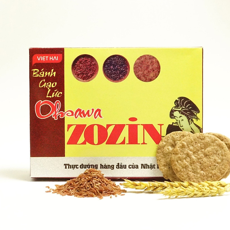 Bánh quy gạo lứt Ohsawa Zozin - Thực dưỡng Ohsawa Nhật Bản (125g)