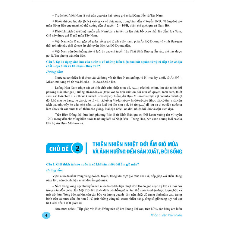 Bồi Dưỡng Học Sinh Giỏi Địa Lí 12 - Ảnh 3