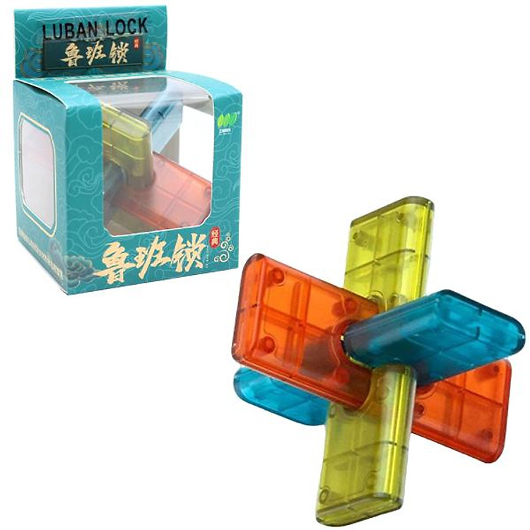 Đồ Chơi Hack Não Luban Lock Nuan Nuan 233-3 Chính hãng Tiết kiệm - Hình ảnh 2