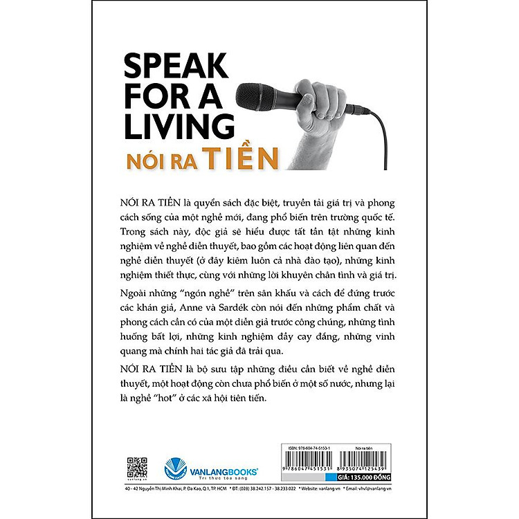 Nói Ra Tiền - Nghễ Diễn Giả Lối Sống Mới Thành Công Mới - Ảnh 2