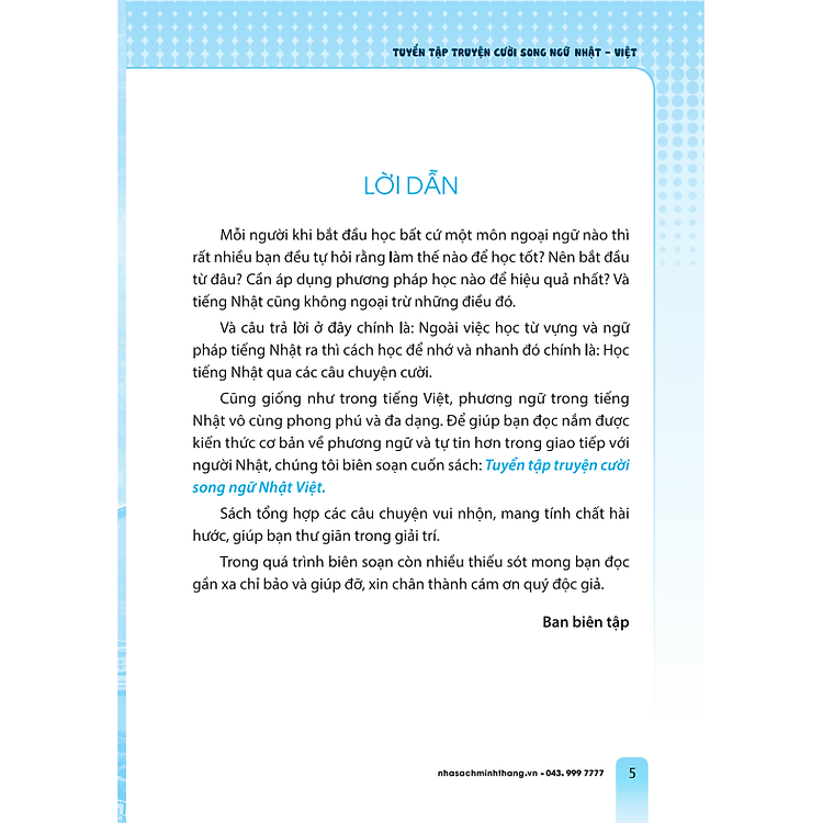 Tuyển Tập Truyện Cười Song Ngữ Nhật Việt - Ảnh 3