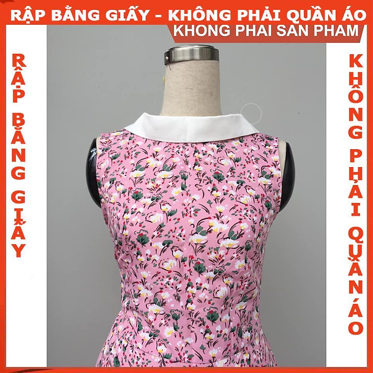 Rập Giấy A0 Mã 878 - Đầm Dáng A (Bản Vẽ) - Ảnh 4