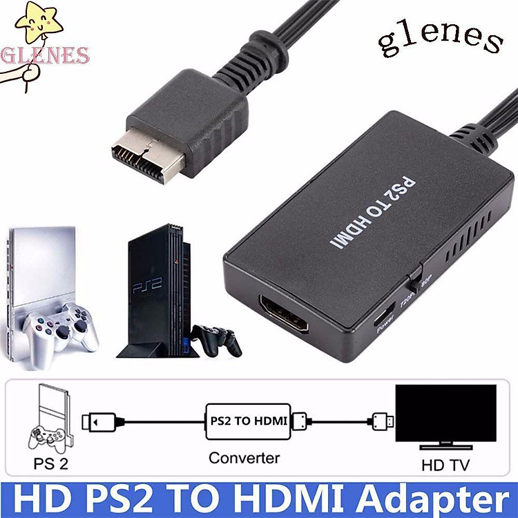 Cáp chuyển đổi HDMI PS2 sang HDMI 1080P 720P PS2 sang HDMI PS2 5 cổng ra HDMI