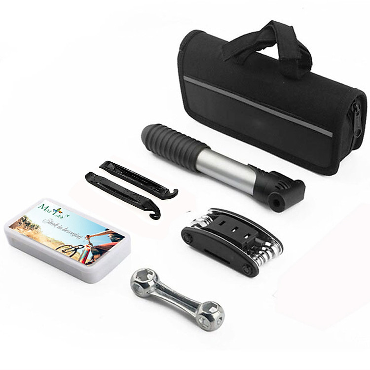Bộ Túi Dụng Cụ Sửa Chữa Và Vá Lốp Đa Năng Gắn Treo Sườn Xe Đạp Mini Đầy Đủ Nhiều Món Cho Xe Đạp Địa Hình, Xe Đạp Thể Thao Mai Lee - Hàng Chính Hãng