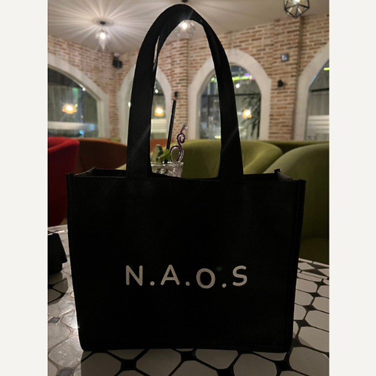 Hộp Đựng Quà Kèm Túi Vải (22x16x6cm, Màu Đen) - Ảnh 3