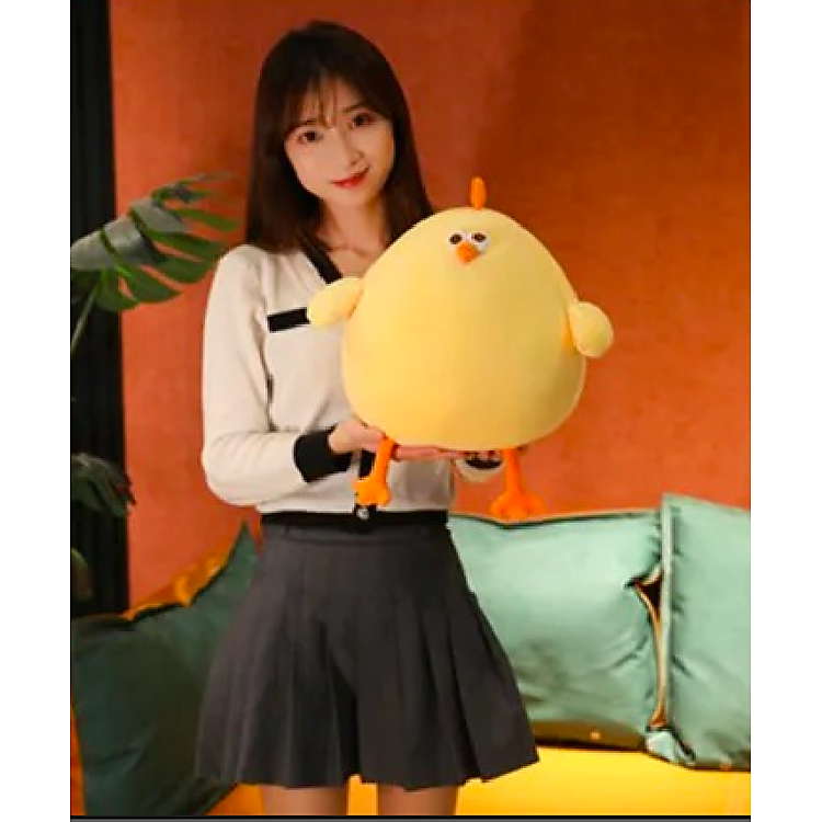 Gà bông êm mịn 45-60cm cho bé Chính hãng Giá tốt - Hình ảnh 5
