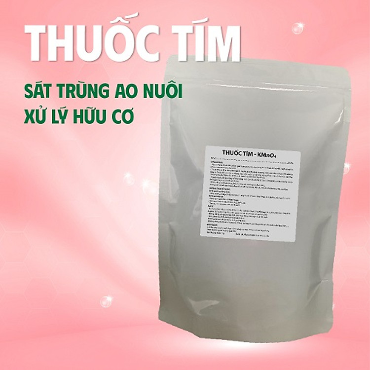 THUỐC TÍM KMnO4 sát trùng ao nuôi
