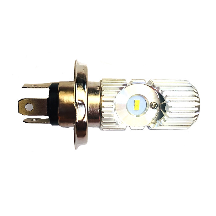 Đèn Pha Led H4 rãnh 4 tim siêu sáng