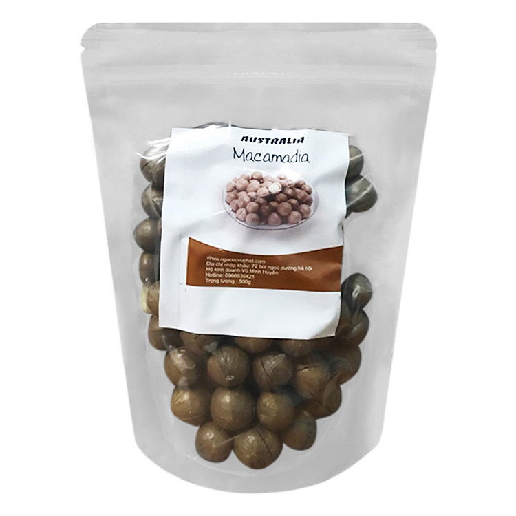 Hạt Macca Nứt Úc Vũ Phát (500g)